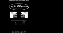 Desktop Screenshot of firstimpressionlimo.com
